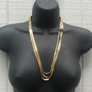 Vintage multi strand necklace